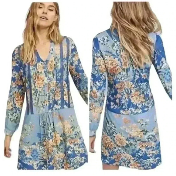 Anthropologie Gaina Printed Dress by Tiny - Size Xs - Picture 2 of 8